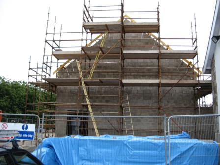 Building work commenced on our new church hall complex on Monday 13th April 2008. If all goes to plan the project should be completed by the end of the year.